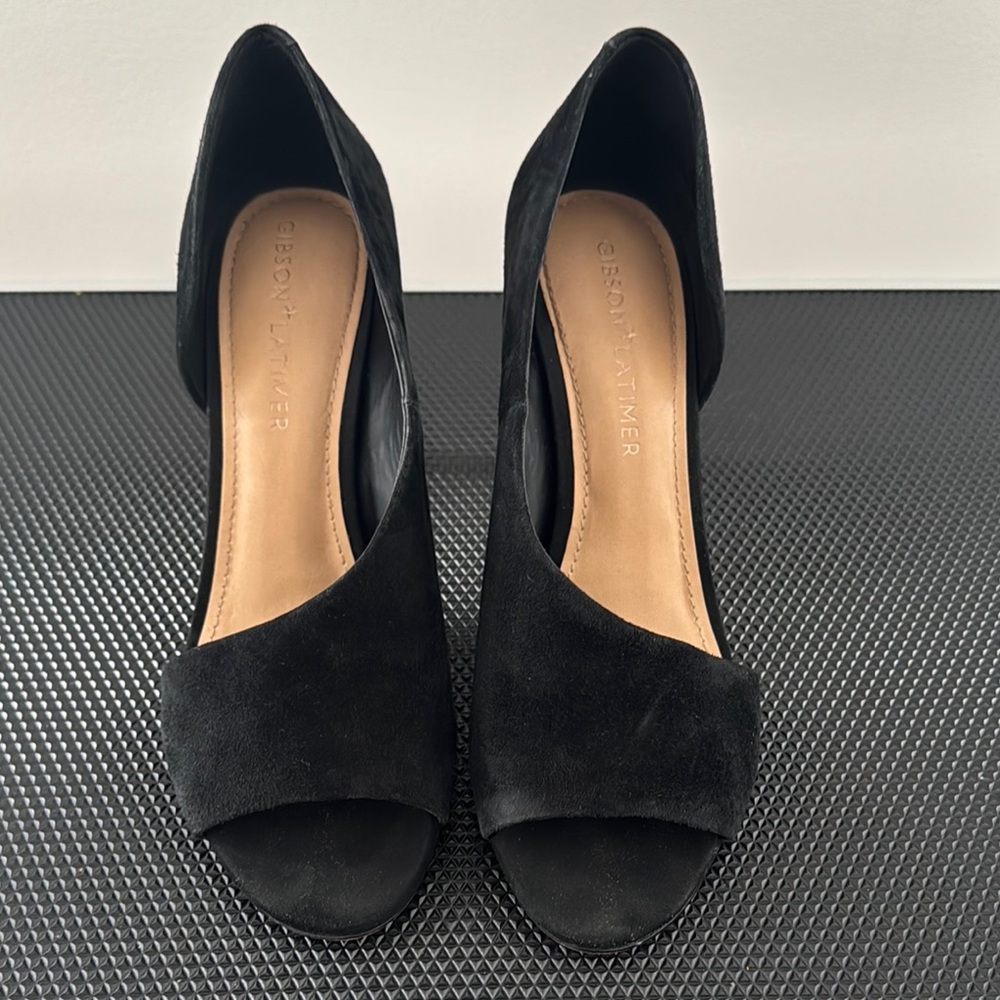 LAST CHANCE: Elegant Black Peep-Toe Heels